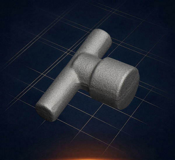 Forged Fuel T Pipe