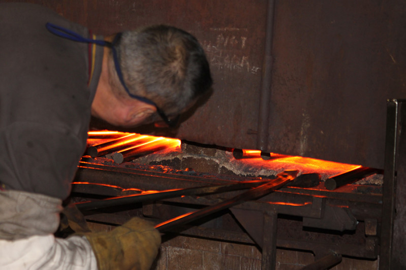 forging-heating the metal